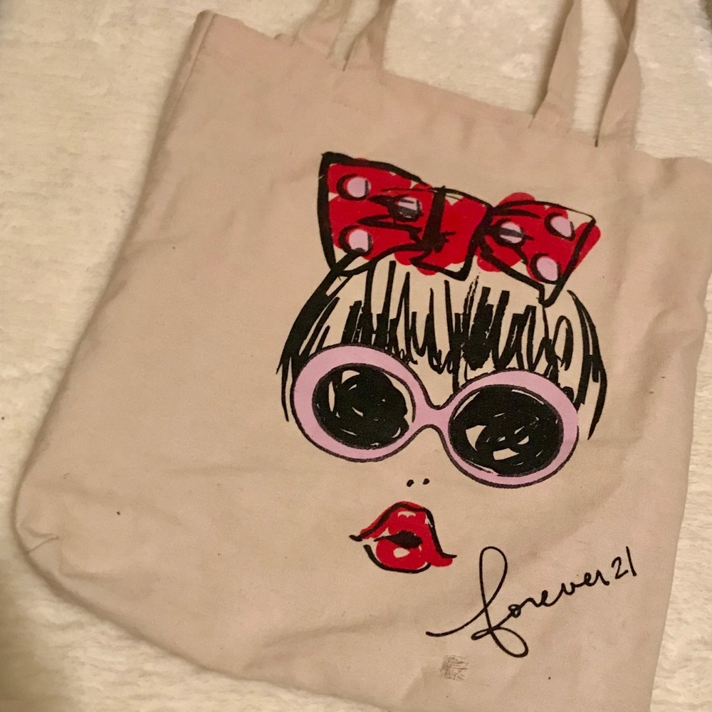 Cutie Face Canvas Bag